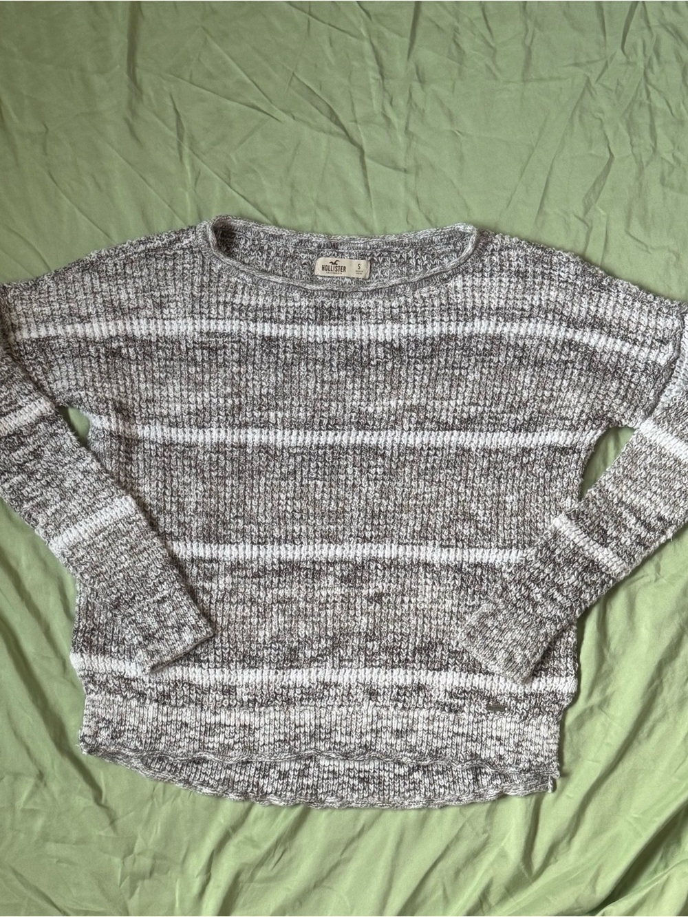 Hollister cozy knit striped sweater!